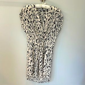 Rails white/black mini dress, size XS